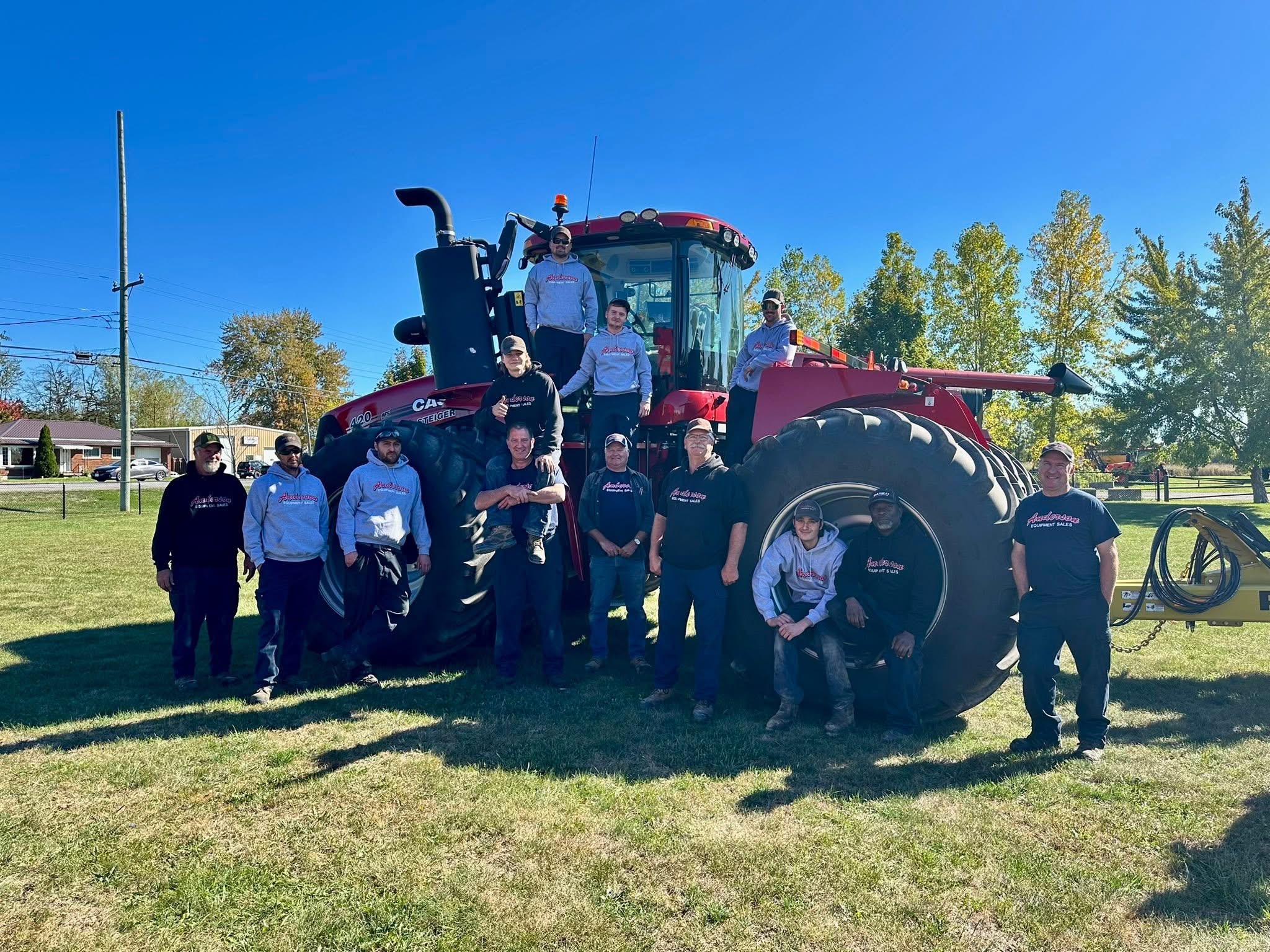 Workshop in Anderson Equipment Sales, Belleville, Ontario